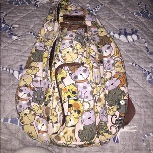 Kitten pattern shoulder bag